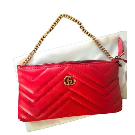 gucci red for men|red gucci clutch.